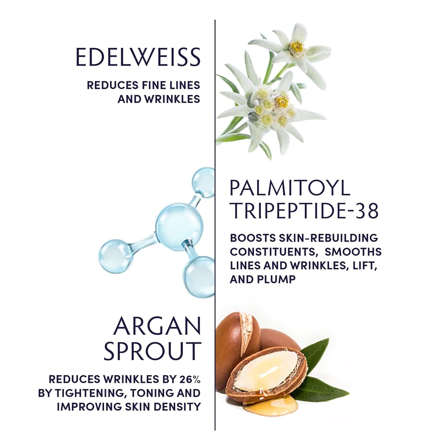 Naturopathica Argan & Peptide Advanced Wrinkle Remedy Water Cream, Anti-Aging Daily Facial Moisturizer for Normal and Mature Skin, Firming Face Cream for Men and Women, 1.69 fl oz