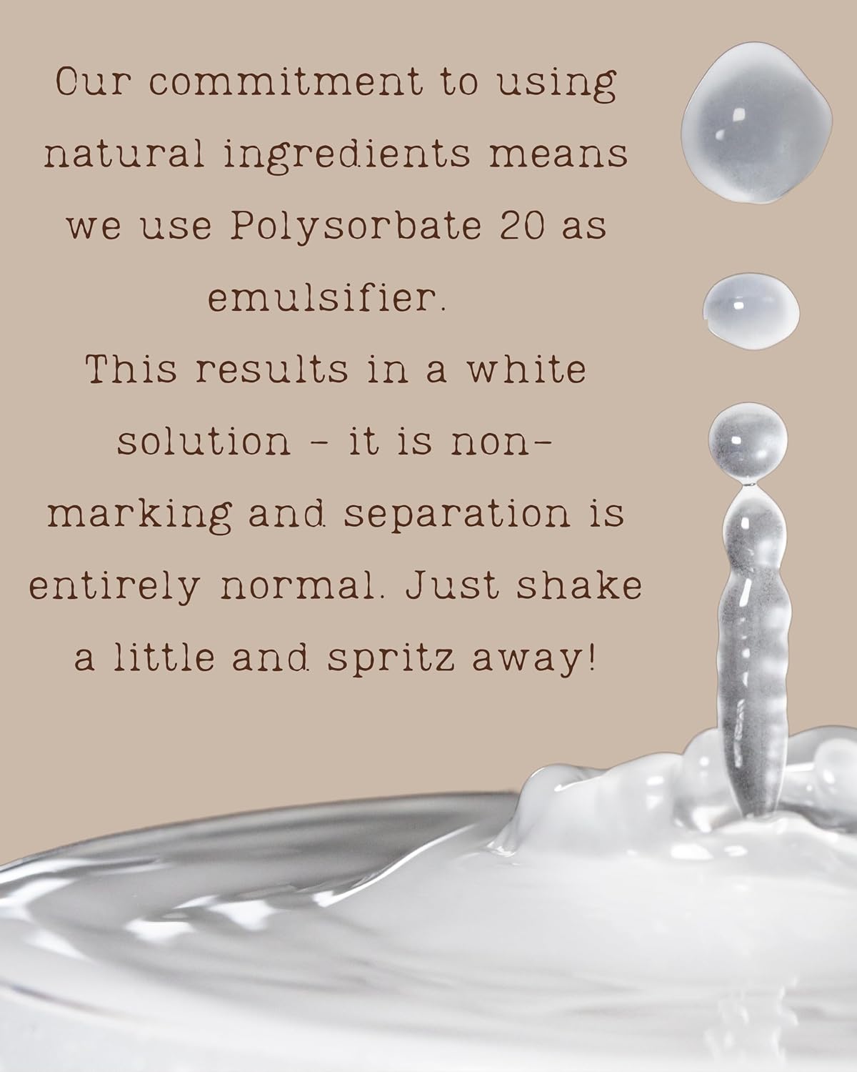 Santal Natural Hair & Body Mist Spray, Pure Essential and Fragrance Oils, Alcohol-Free, Handmade in California, 0.5Fl Oz