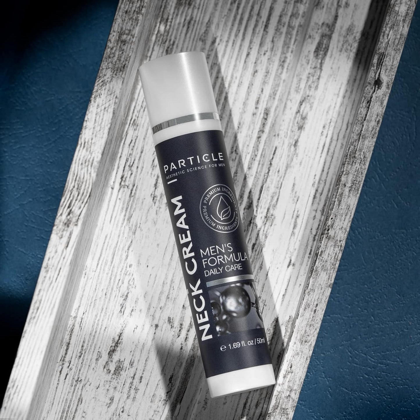 Particle Neck Cream for Men - Firming Cream, Lift and Moisturize The | Use on Saggy Skin or Turkey Anti Aging Triple Action with Collagen, Hyaluronic Acid, Retinol, 1 pack, 1.7 Fl Oz