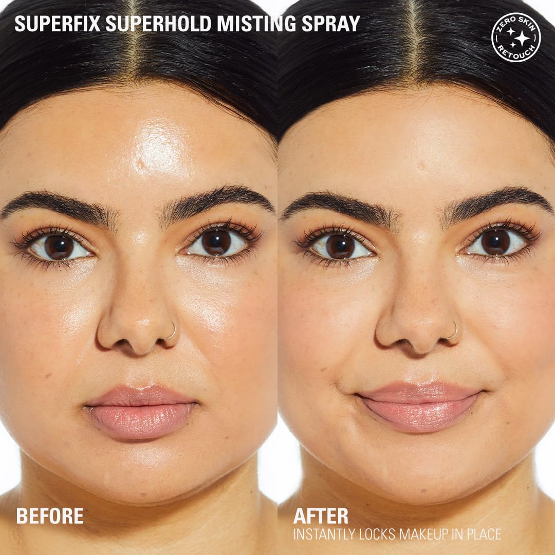 Revolution Beauty London, Superfix Misting Makeup Setting Spray, Ultra-Matte & Shine-Free Finish, Long-Lasting & Lightweight Mist, Infused with Vitamin E, 5.07 fl oz