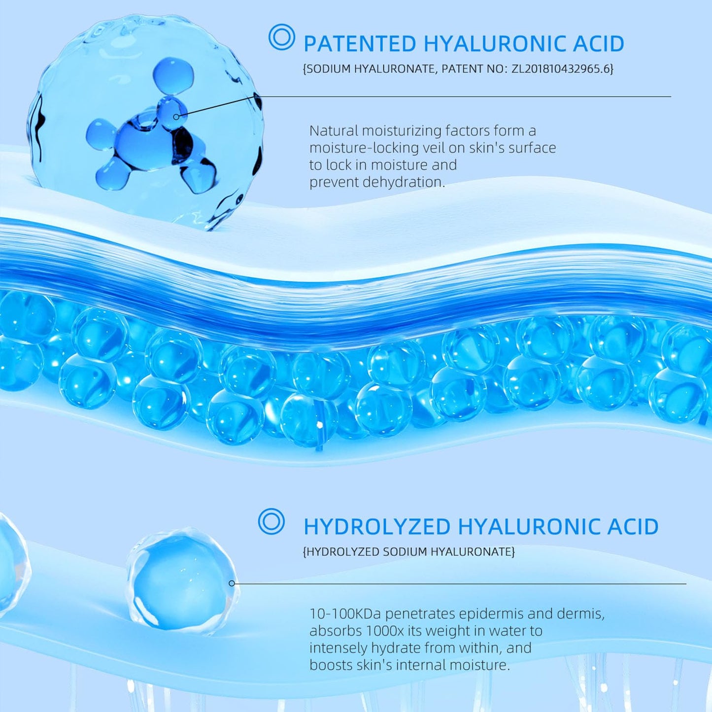 YILIAN Face Mist Natural Facial Spray with HA, Soothing and Calming Sensitive Skin, 10.14 fl. oz. 2 Packs