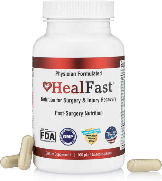 Post Surgery & Injury Recovery Supplement - Supports Healing, Scar Treatment & Bruising - BBL Post-Op Support for Surgery Recovery