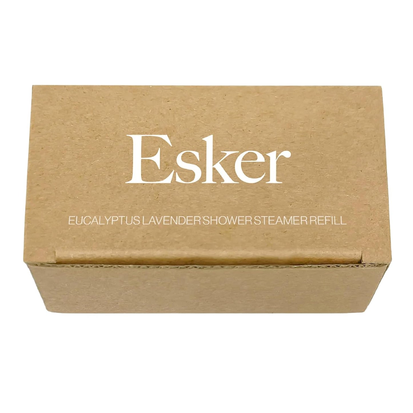 Esker - Aromatic Shower Steamer Refill Pack | Vegan, Cruelty-Free, Clean Beauty (6 Lavender Eucalyptus, NO Holder)