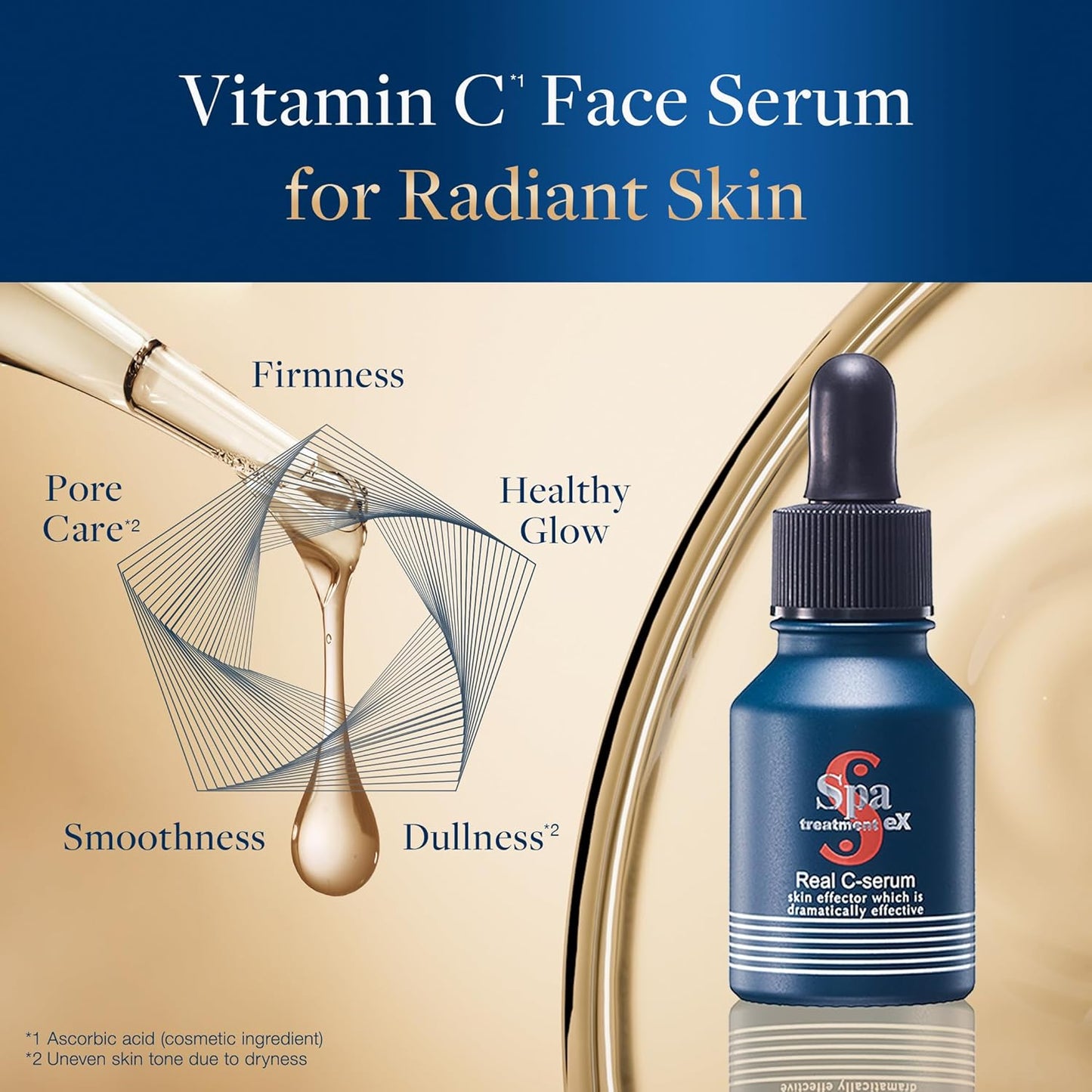 Spa Treatment Real C Serum Vitamin C Serum, Revitalizing, Brightening Serum for your face