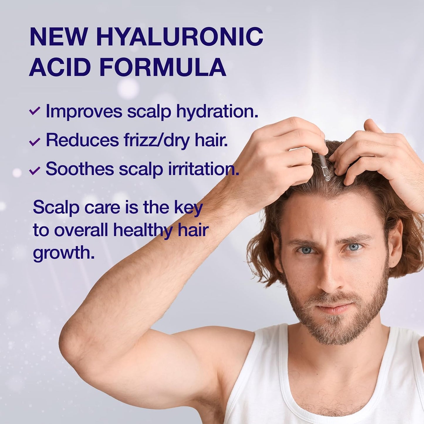 Biotin Hair Growth Serum for Men, Women & All Hair Types - DHT Blocker, Anti-Thinning & Hair Loss Treatment - Thickening & Regrowth Serum - Made in USA - Guyology Labs