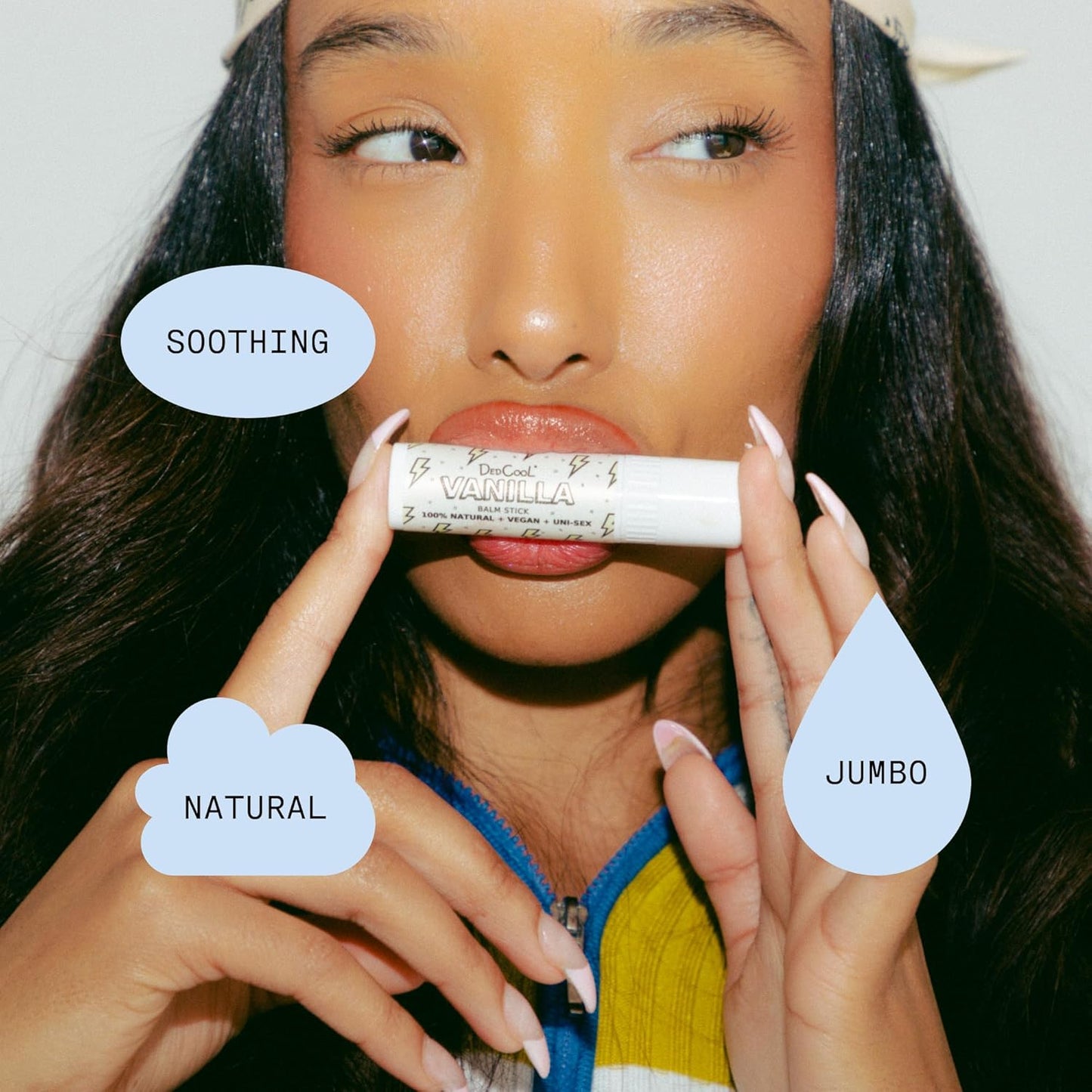 DedCool Lip Balm Stick (Watermelon) Jumbo, Vegan, Flavored, Coconut Oil Lip Balm, Long Lasting, Moisturization, Hydrates Dry & Chapped Lips, Vegan, Natural, Clean, Non-Toxic, Fragrance For All