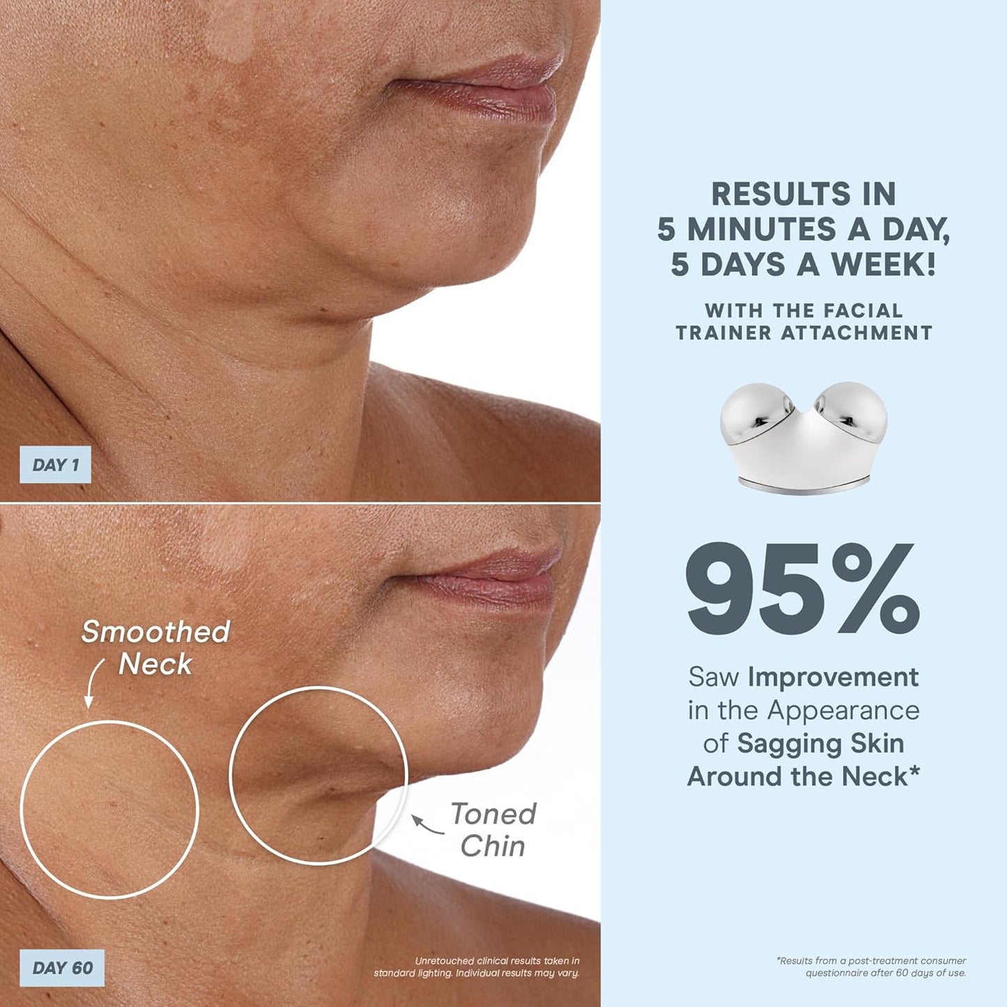 NuFACE TRINITY+ Microcurrent Facial Device Kit - FDA Cleared Face Sculpting & Neck Tightening Device to Contour Cheeks & Brows + Microcurrent Gel Activator & Silk Creme - Sandy Rose