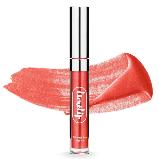 LuxeLip™ Matte Lipstick, Hydrating Non-Sticky Lip Gloss for Luminous Shine & Moisturized Lips, Lightweight, Long-Lasting Glossy Finish, Cruelty-Free Lip Makeup for Women (Terra Bronze, 8ml)
