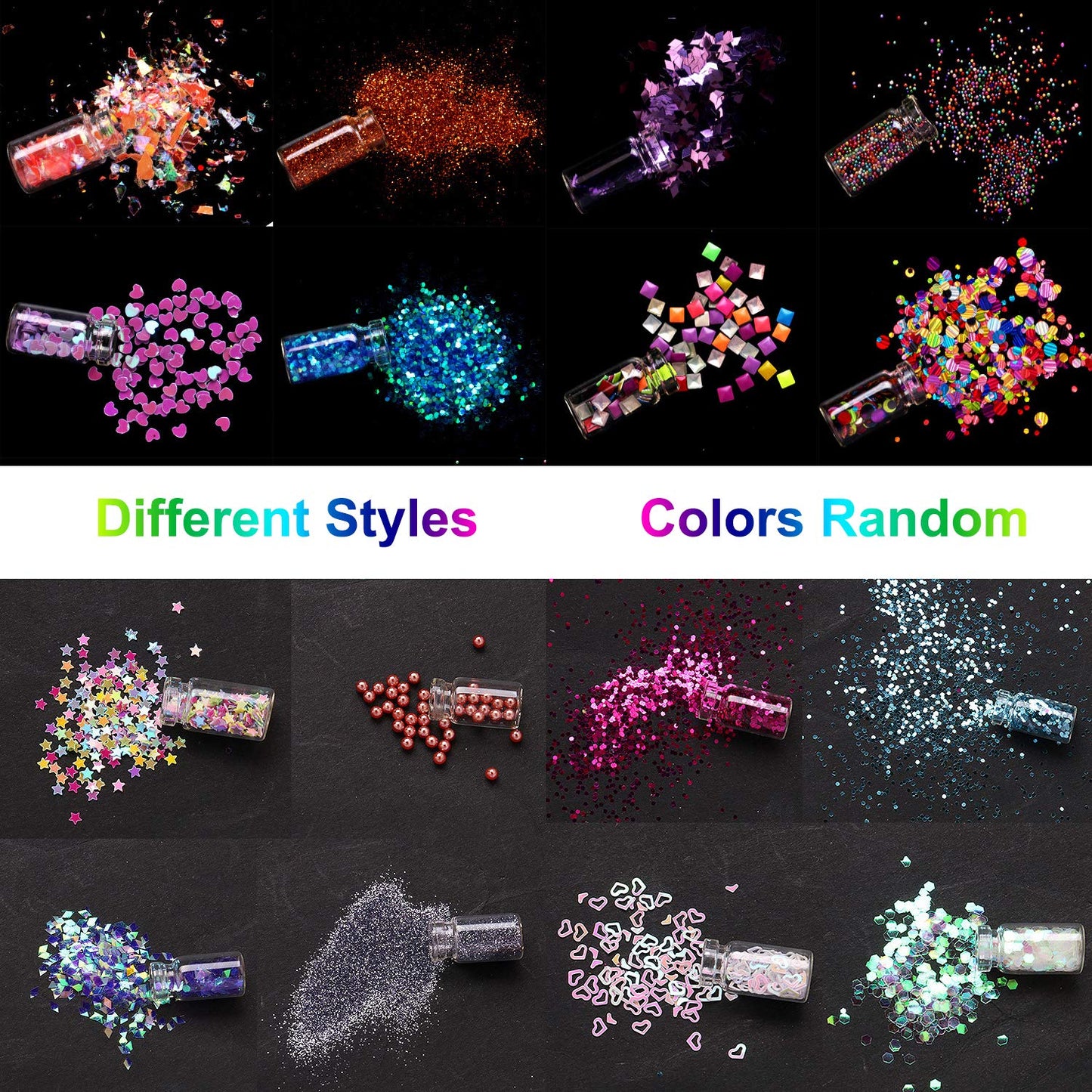 Nail Studio Sets - Gel Nail Polish Kit with UV Light, 24 Rainbow Colors, Nail Drill, Extended Gel, Manicure Kit for Nail