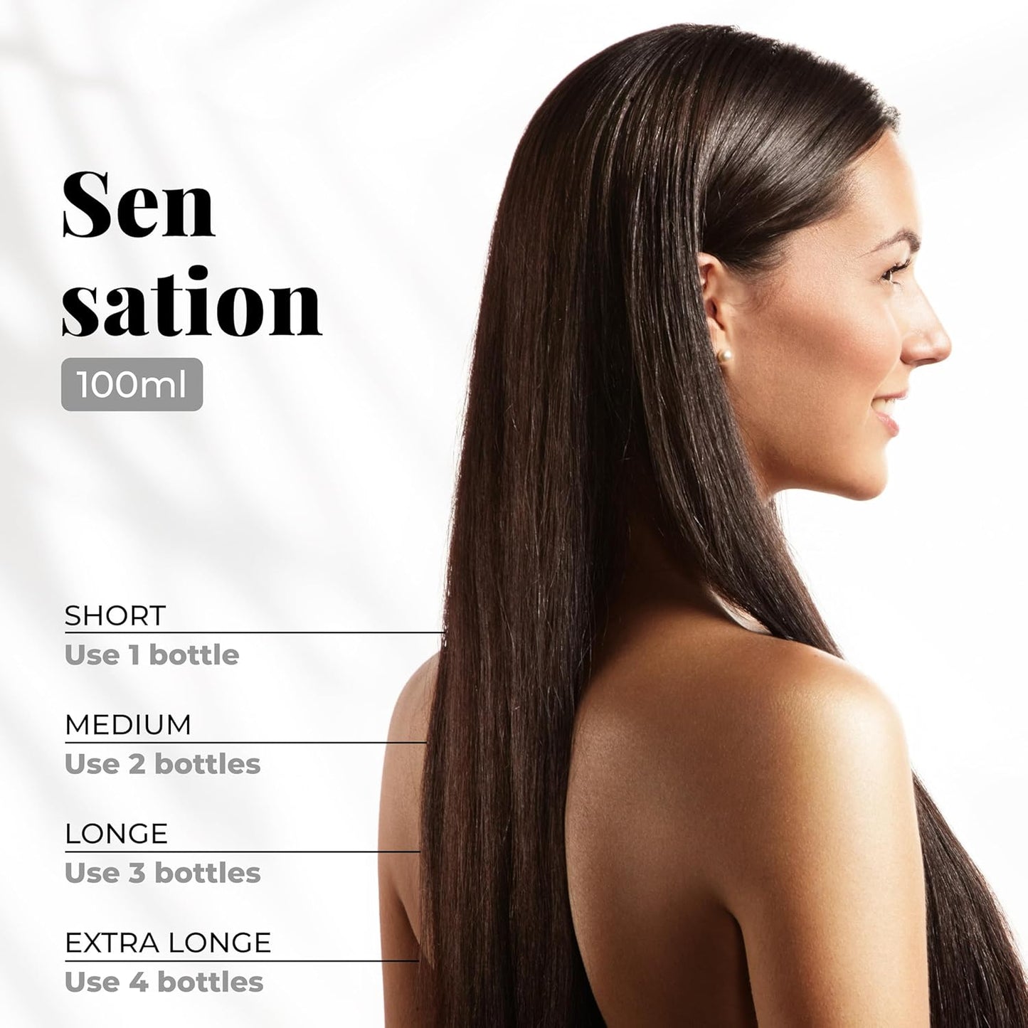 Expert Hair Sensation Keratin Hair Treatment Brazilian 100ml (2Pack) + Deep Cleansing Shampoo 30ml -Anti Frizz, Long Lasting Results-Keratina Para Alisar El Pelo, Keratina Brasileña– Complete Set