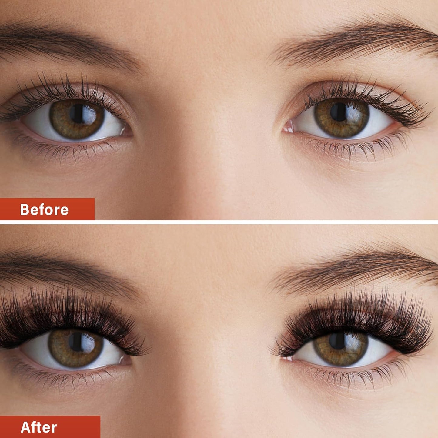 Lash Cluster 132pcs Individual Lashes,8-16mm Diy Lash Extension,D Curl Lash Clusters Wispy,3D Natural Lash Clusters Look Like Eyelash Extension DIY at Home (Orange Whisper-D-8-16mix)