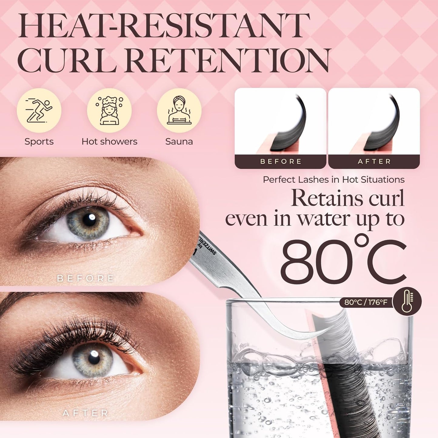 LASHVIEW Volume Lash Extensions 0.03-0.20 J/B/L/C/CC/D Curl 8-16mm Mixed & Single Length Tray, Soft Matte Dark Professional Eyelashes Extension(0.05 D 12mm)