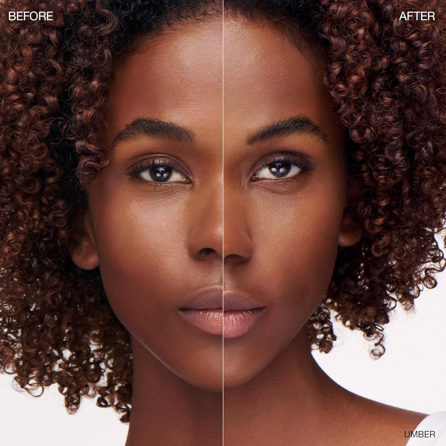 Ogee Sculpted Skin-Perfecting Makeup Setting Powder - Umber - FULL SET (Case & Refill) - Lightweight Powder Foundation Made with 70% Organic Ingredients