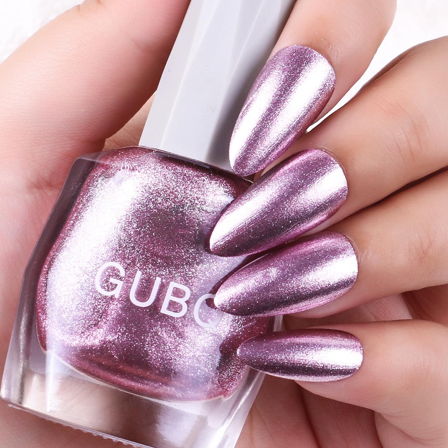 Major Dijit Quick Dry Nail Polish 12ml/0.41fl oz Purple Silver Regular Lacquer Fast Drying & Long Lasting Polish Art Effect for Salon