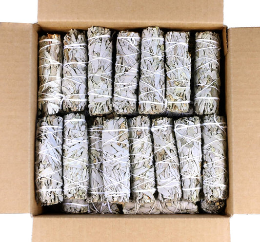 SOUL STICKS 4 Inch 12-Pack Organic California White Sage Smudge Sticks Bulk for Home Cleansing, Negative Energy Removal, Good Energy Meditation & Smudging Rituals | Pure Sage Bundles