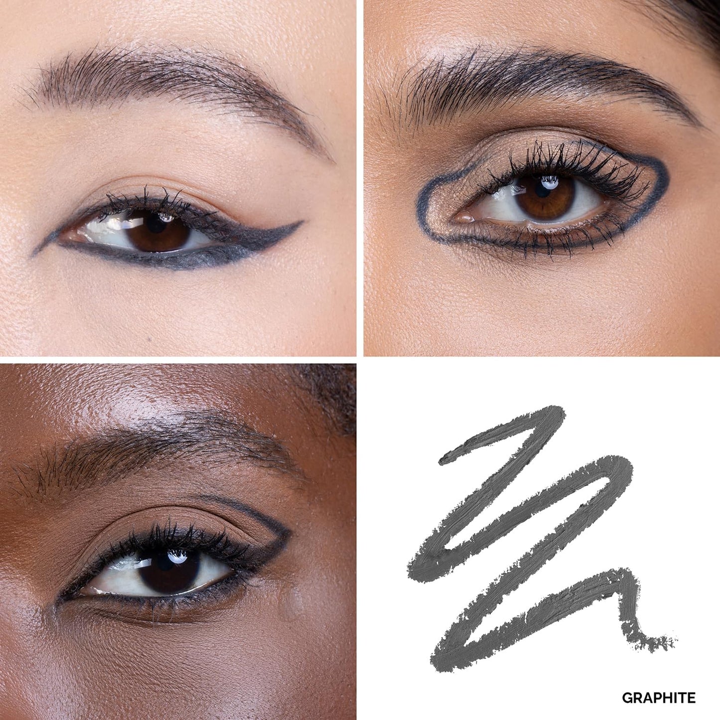 OFIR Waterproof Eye Pencil | Vegan, Cruelty-Free & Smudge-Proof | Creamy Gel Formula for Smooth Application | Long-Lasting, Full-Coverage, Precise Eyeliner Pencil (Graphite - Soft Black)