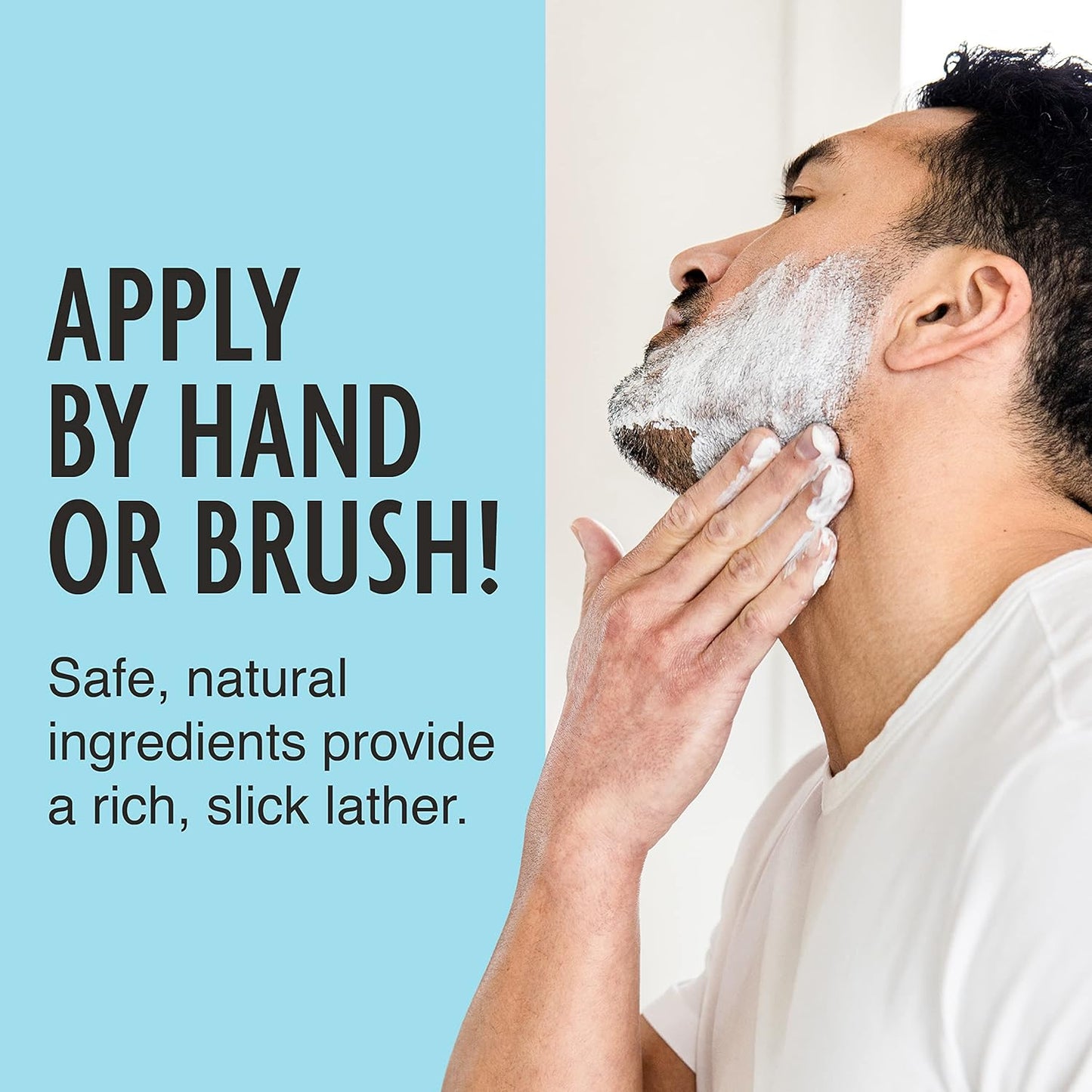 Pacific Shaving Company Clean Shaving Cream - Shea Butter + Vitamin E Shave Cream for Hydrated Sensitive Skin - Clean Formula for a Smooth, Anti-Redness + Irritation-Free Shave Cream (7 Oz, 2 Pack)