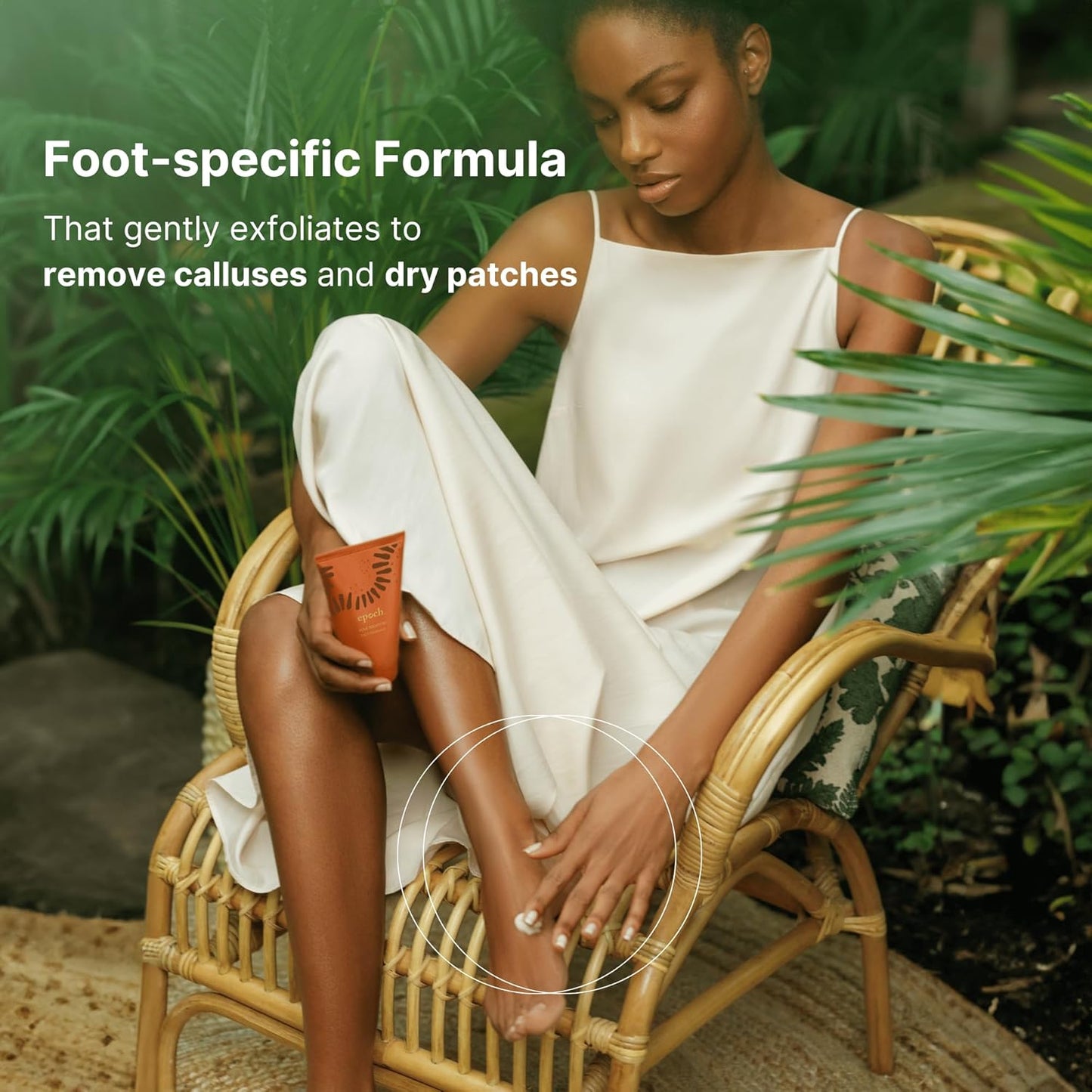 Nu Skin Epoch Sole Solution | Effective Foot Cream for Dry Cracked Heels and Feet | Foot Care with Urea Cream for Feet | Repair Foot Health | Moisturizer & Lotion for Clean Feet | 4 Fl Oz | 1 Pack