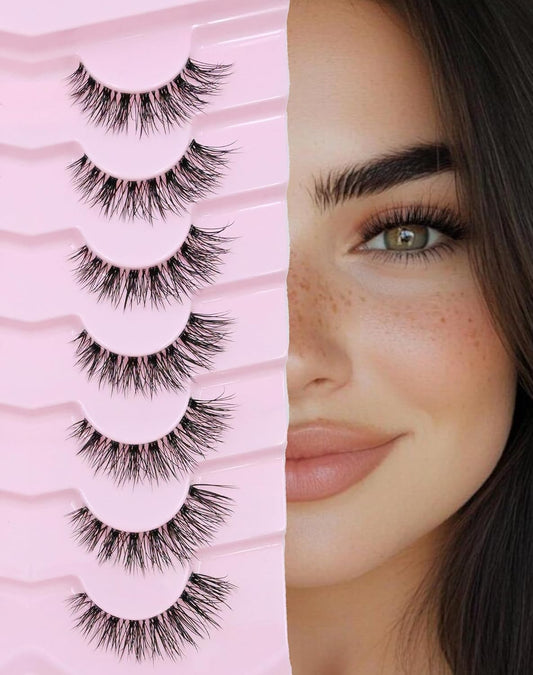 False Eyelashes Cat Eye Lashes Wispy Lashes Fake Lashes Natural Lashes Fake Eyelashes Natural Eyelashes Mink Lashes K4