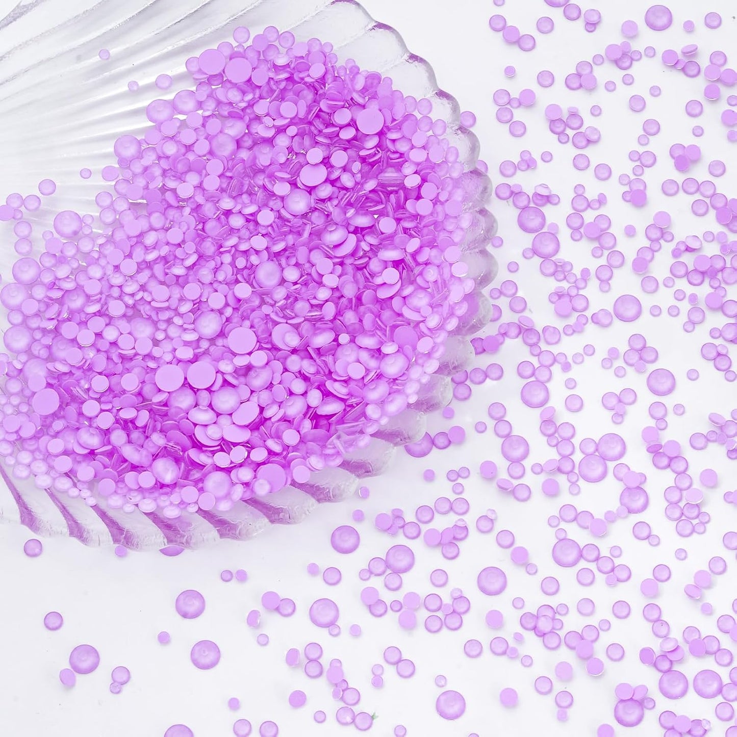 Mocha Lt.Purple Flatback Rhinestones, Glass Rhinestones for Nail Art and Craft, Glue Fix, Loose Crystal Gemstones(Mocha Lt.Purple, SS16, 1440pcs, 3.8-4.0mm)