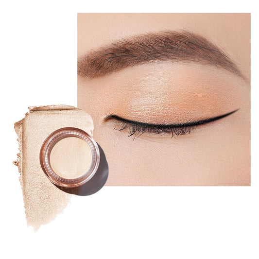 Oulac Light Golden Cream Eyeshadow also for Highlighter Large Capacity Highly Pigmented Eye Shadow Waterproof &Long Lasting with Moisturizing Formula P05