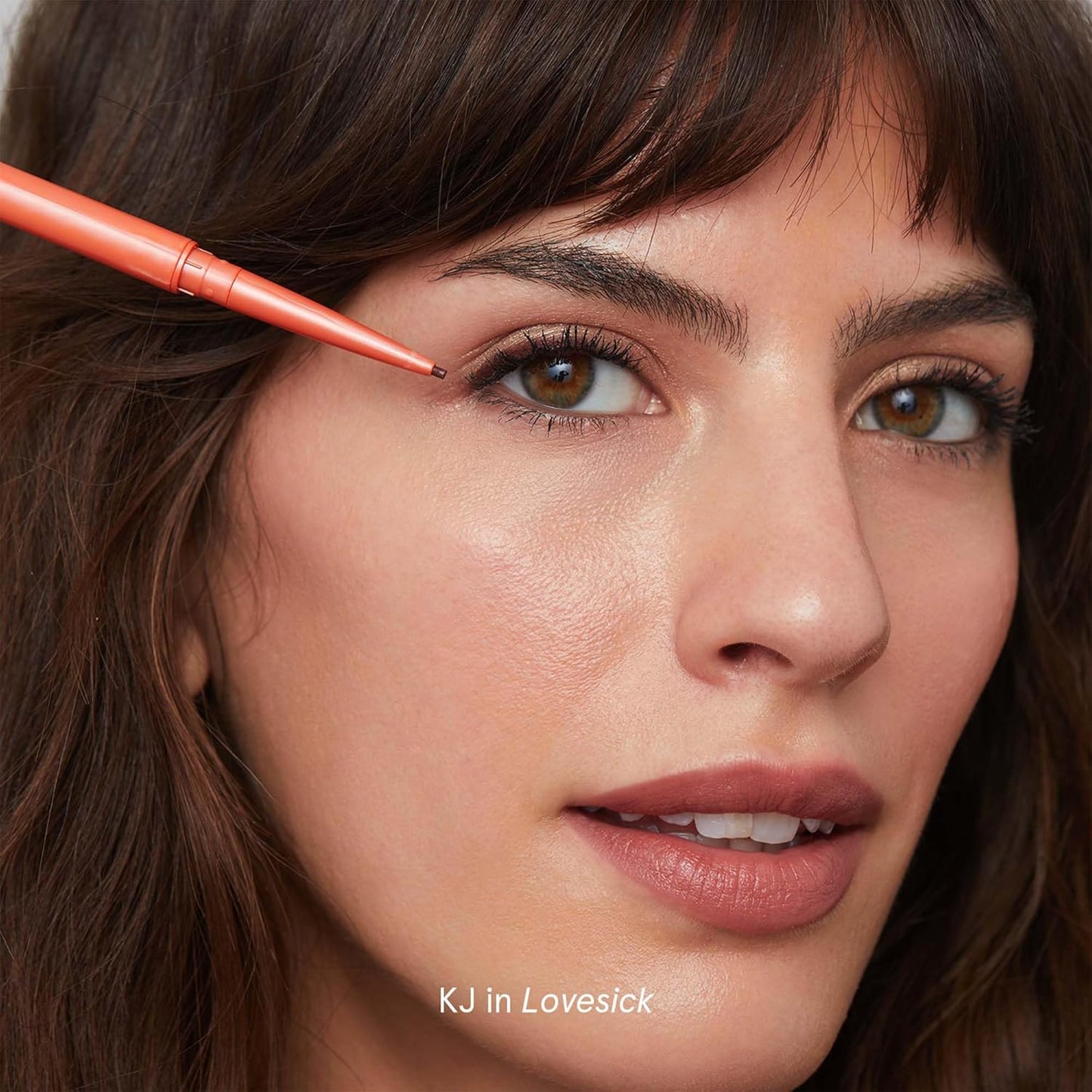 SOSHE Beauty - Waterproof Precision Eyeliner | 1.5mm Smudge-Proof Gel Liner| Easy Refills | Cruelty-Free, Certified Plastic Negative (Lovesick - Burgundy Brown)