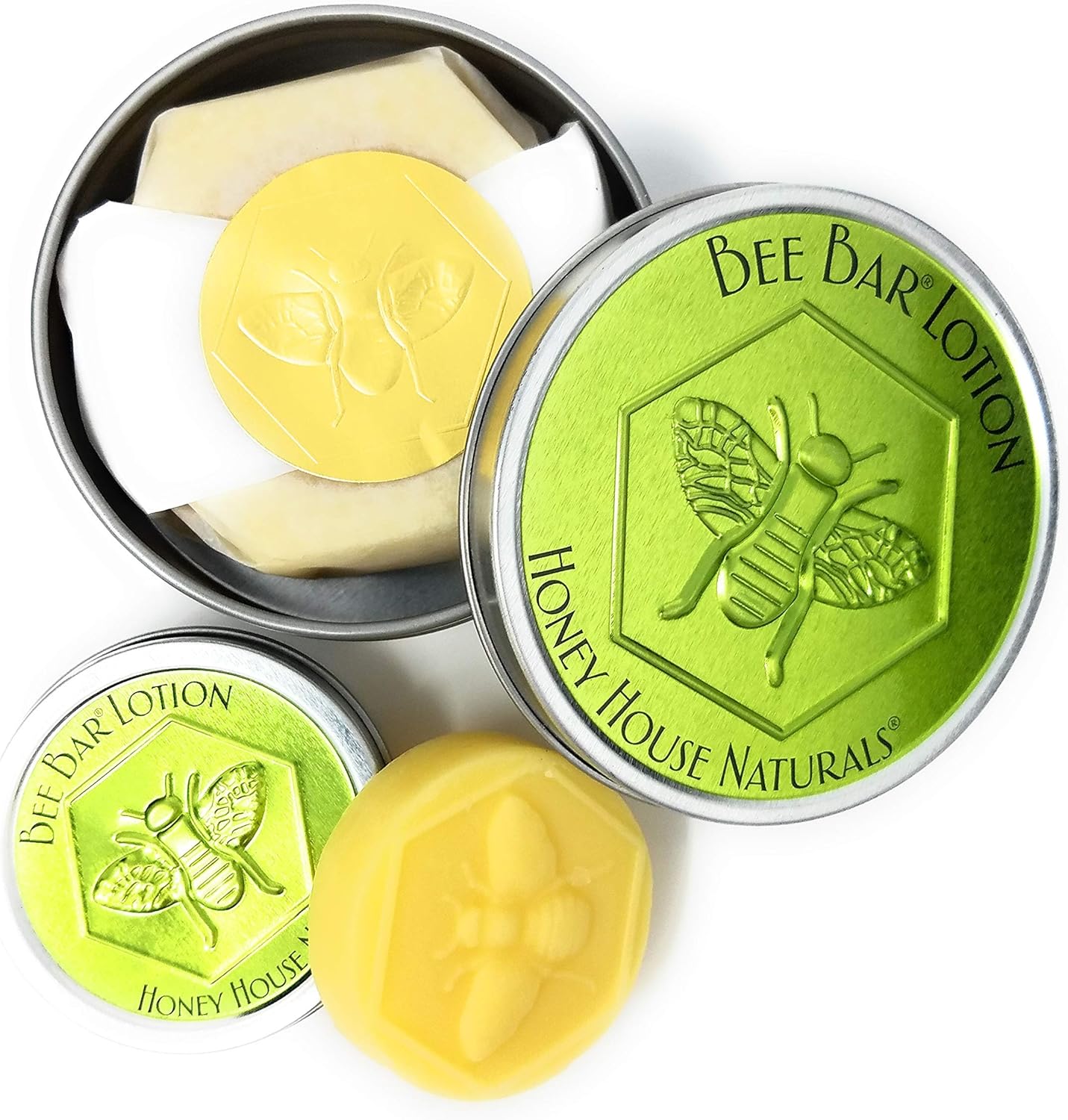 Bee Bar Honey House Naturals Duo – Citrus – Small .6 ounce & Large 2 ounce (Citrus)