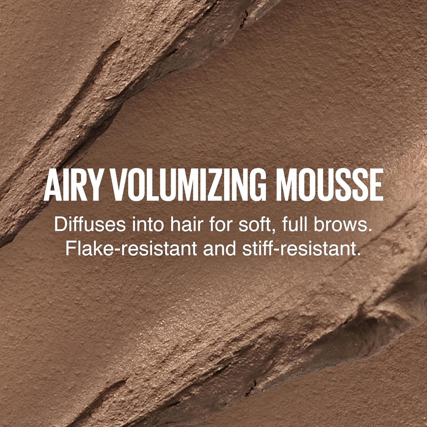 Maybelline Superfluff Volumizing Brow Mousse, All Day Tinted Brow Gel For Soft Full Brows, Medium Brown, 1 Count