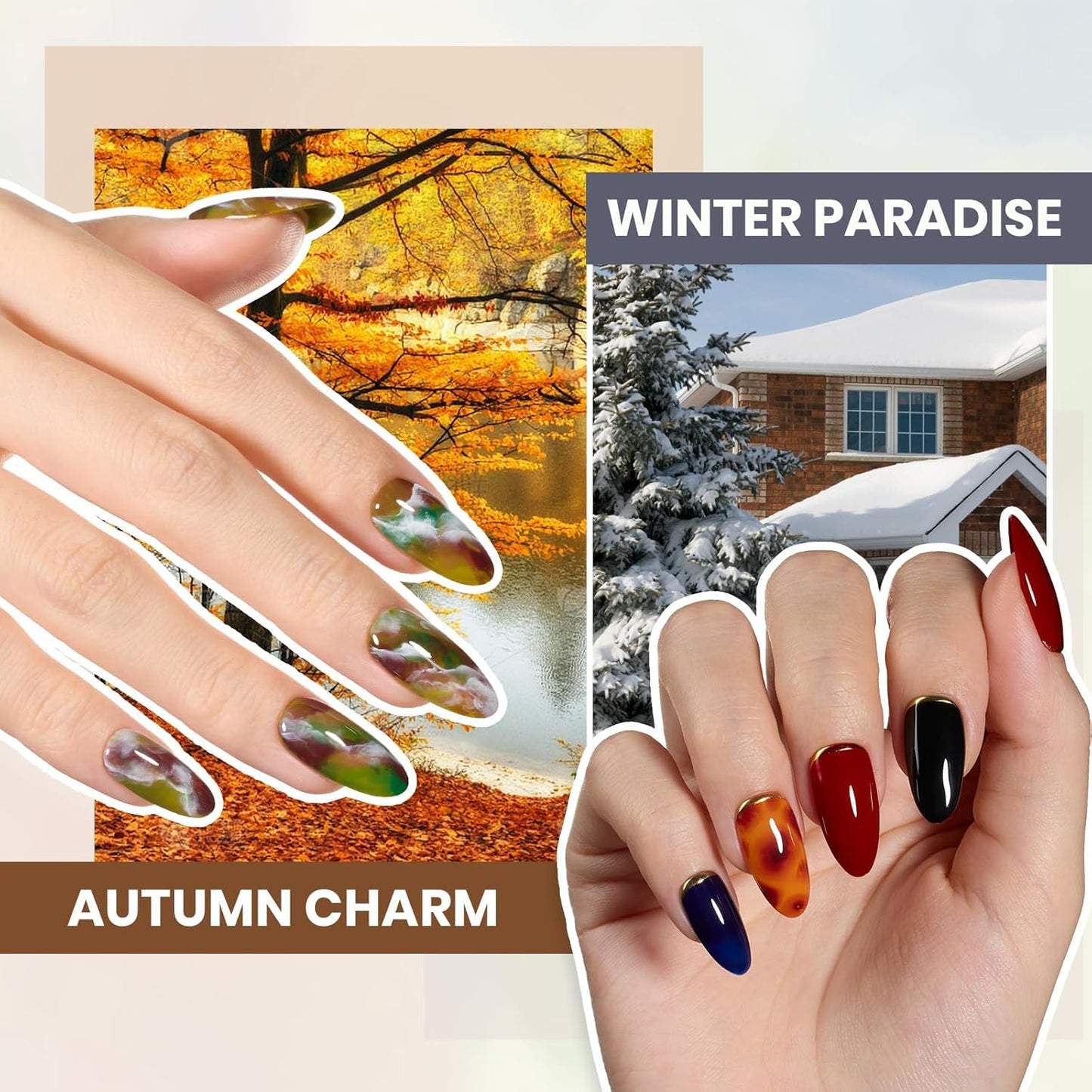 Beetles Gel Nail Polish Kit with U V Light, 55 Colors Gel Polish 81 Pcs Nail Stuff Kit for All Seasons with Base and Matte&Glossy Top Coat Color Enchantment Plus Soak Off Gifts for Women Girls Teen