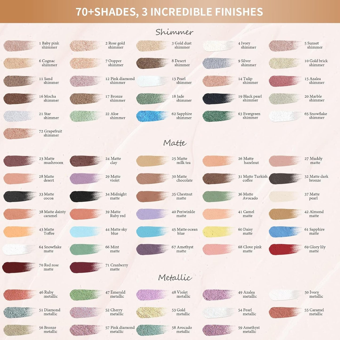 Longwear Cream Eye Shadow Sticks(06 Cognac Shimmer),Smudge-Proof, Waterproof Eyeshadow,Silky Formula Glitter With Makeup Brush, Bronze Eyeshadow Stick