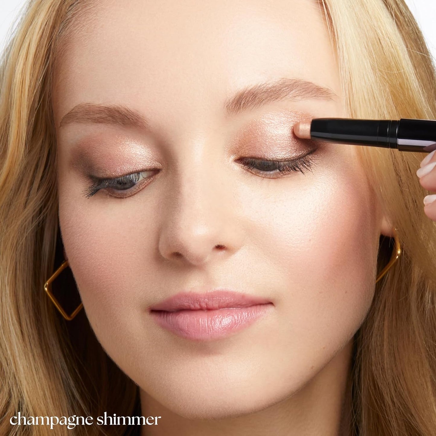 Julep Eyeshadow 101 Crème-to-Powder Waterproof Eyeshadow Stick Duo – Long-Lasting, Crease-Proof, Easy Apply with Built-in Smudger - Desert & Champagne