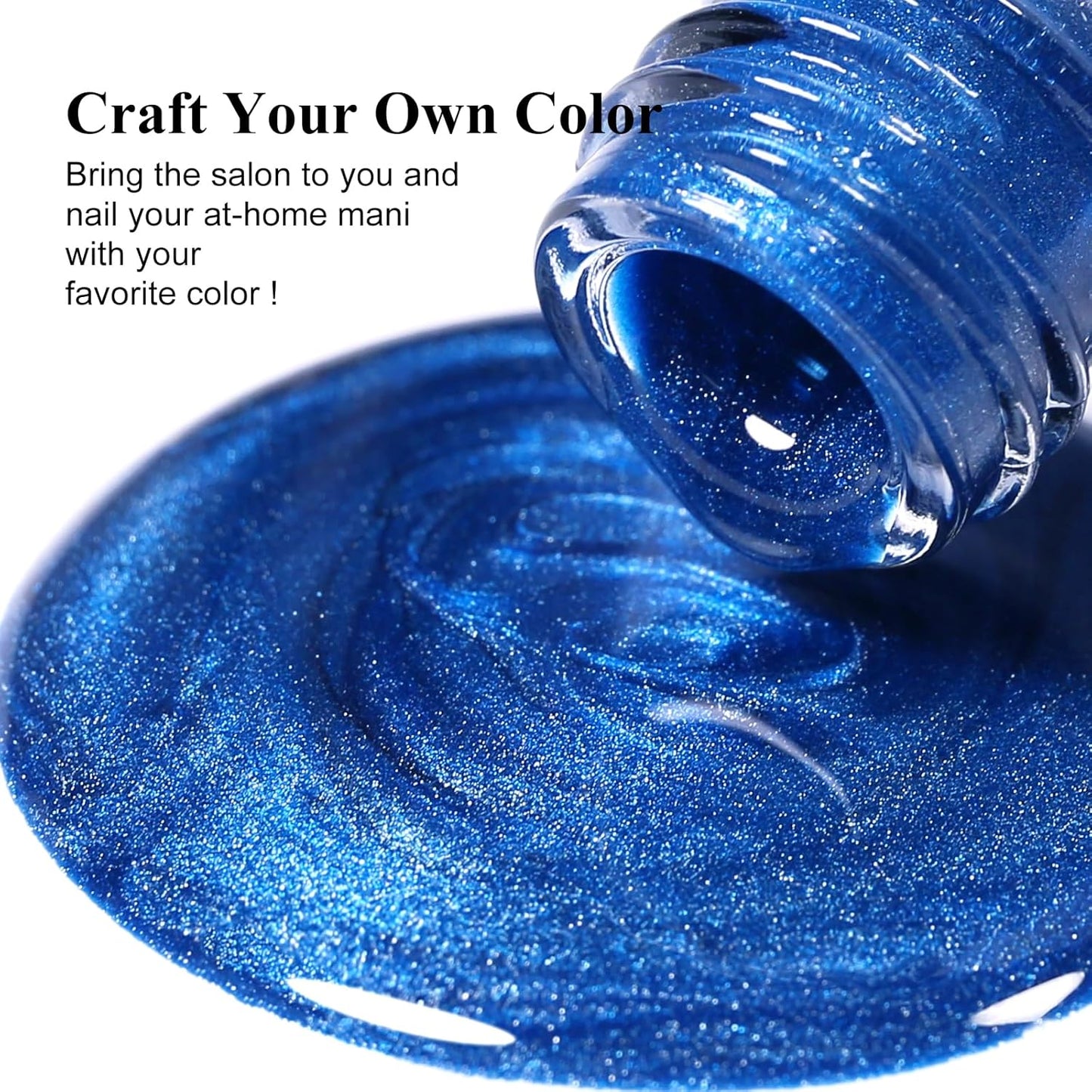 Imtiti Moonlight Cat Eye Gel Nail Polish, 15ml Sea Blue Holographic Crystal Diamond Glitter Magnetic UV Soak Off Gel Nail Polish with Magnetic Stick for Nail Art 1Pcs