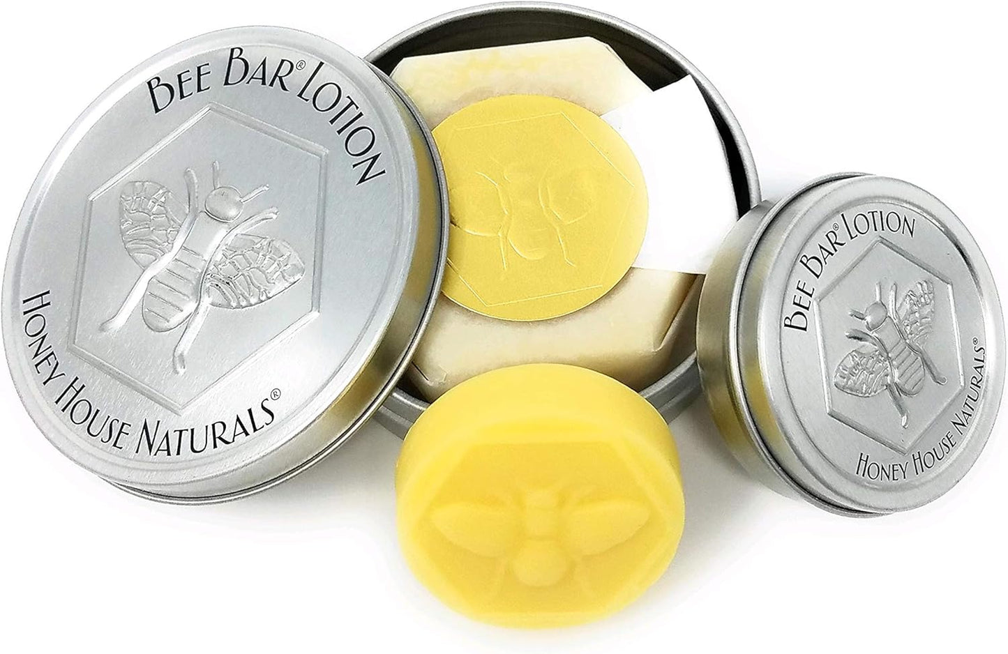 Bee Bar Honey House Naturals Duo – Natural – Small .6 ounce & Large 2 ounce (Natural)