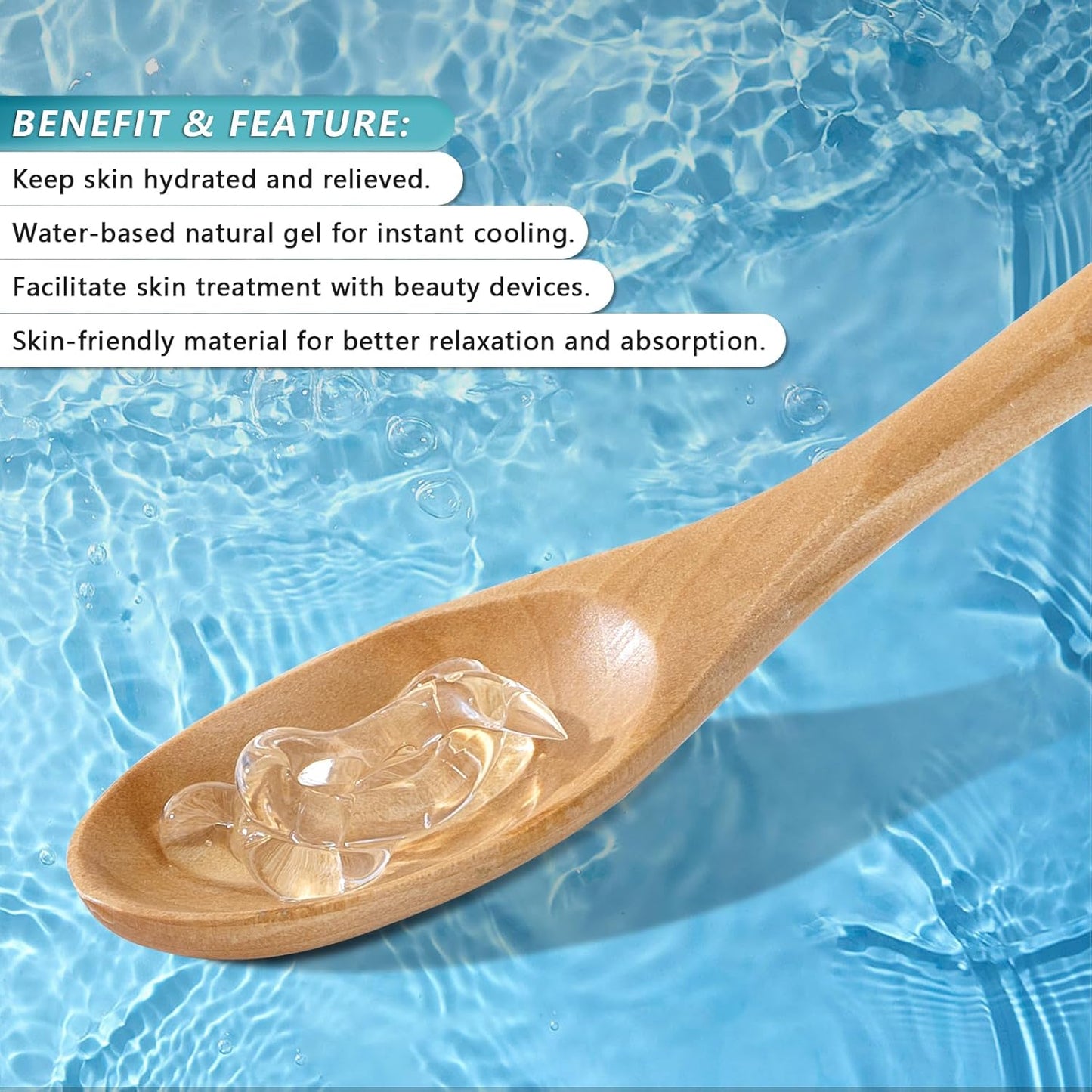 Conductive Gel for Face Microcurrent Skin Soothing and Hydrating, Pack of 1