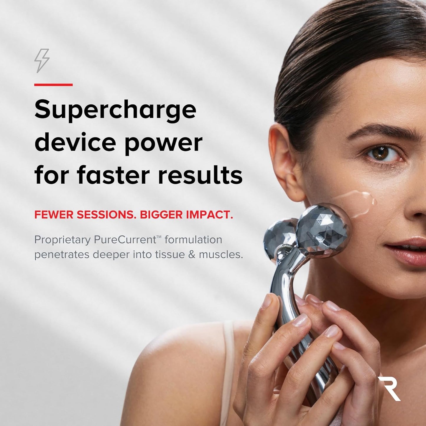 Age-Defying Microcurrent Conductive Gel with Hyaluronic Acid & Niacinamide (Vitamine B3), 8.45 fl oz - Long-Lasting, Non-Greasy, Hypoallergenic - 1 Bottle, 8.45 fl oz / 250mL