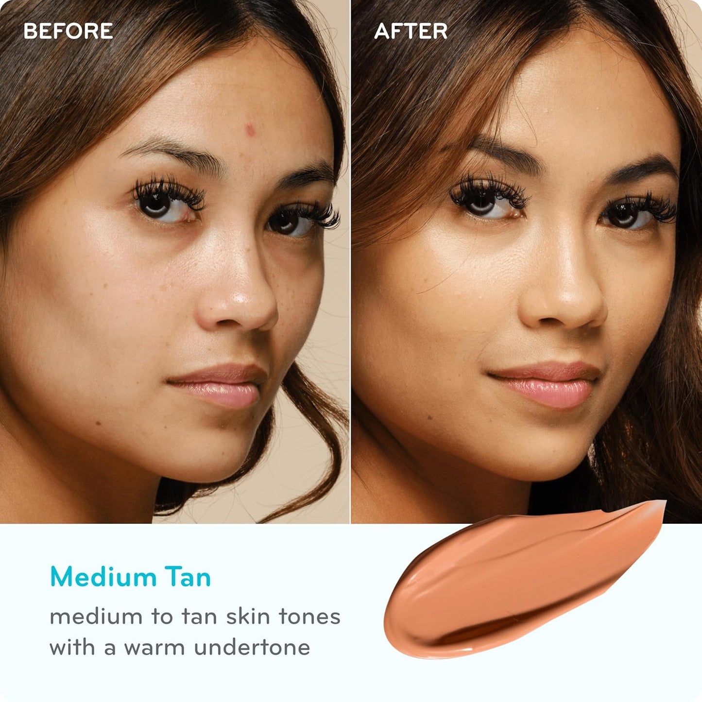 pūrlisse Perfect Glow BB Cream with SPF 30 - Matte Meets Dewy Finish - Enriched with Goji & Hawthorn Berry to Help Improve Skin Texture & Radiance - Medium Tan (1.4 oz)