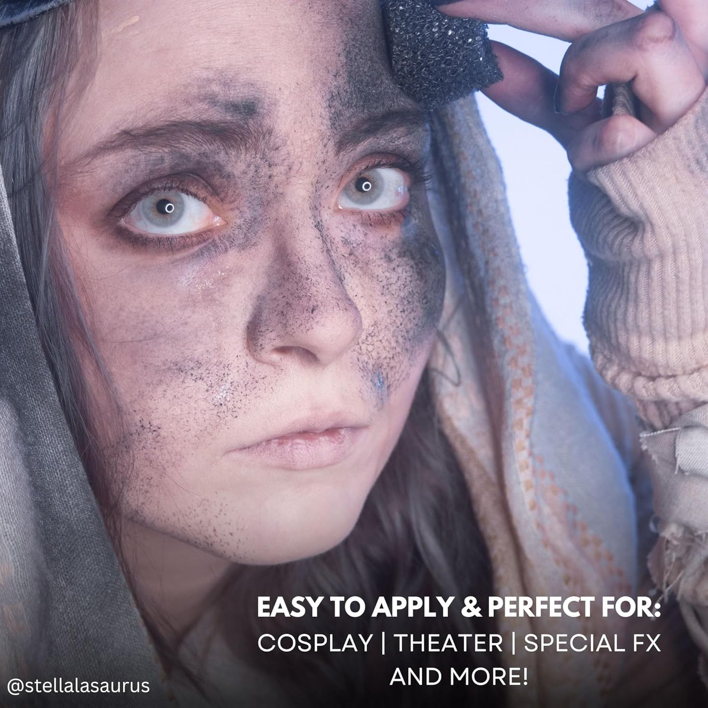 Mehron Makeup Special Effects Powder (.75 oz) (Charred Ash)