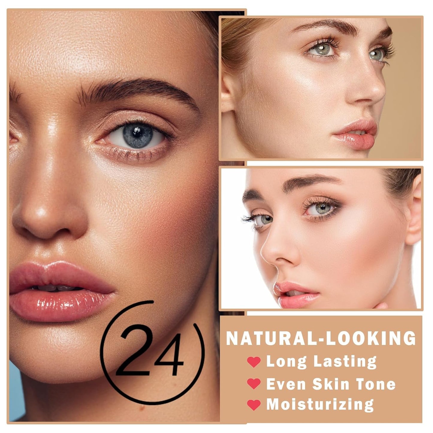 Color Corrector Palette Concealer Contour Palette Natural Brighten Long Lasting Highlighter Correcting Concealer Cream Foundation Palette For Flawless Skin Tone (Set A + Brush #270)