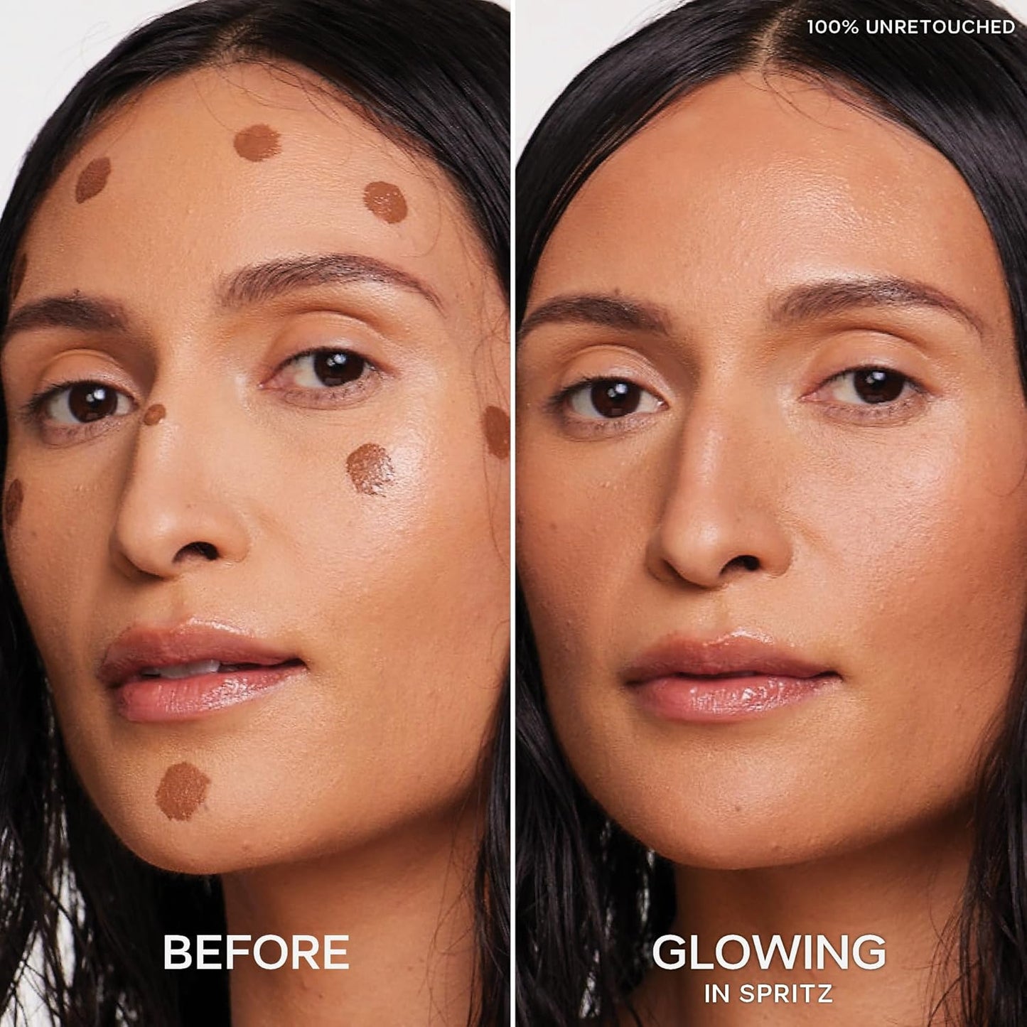 Saie Dew Bronze - Hydrating Liquid Bronzer Stick For a Sun Kissed Glow - Liquid Contour Stick Infused with Nourishing Skin Care Ingredients - Sculpted Face Makeup Essential - Spritz (0.4 oz)