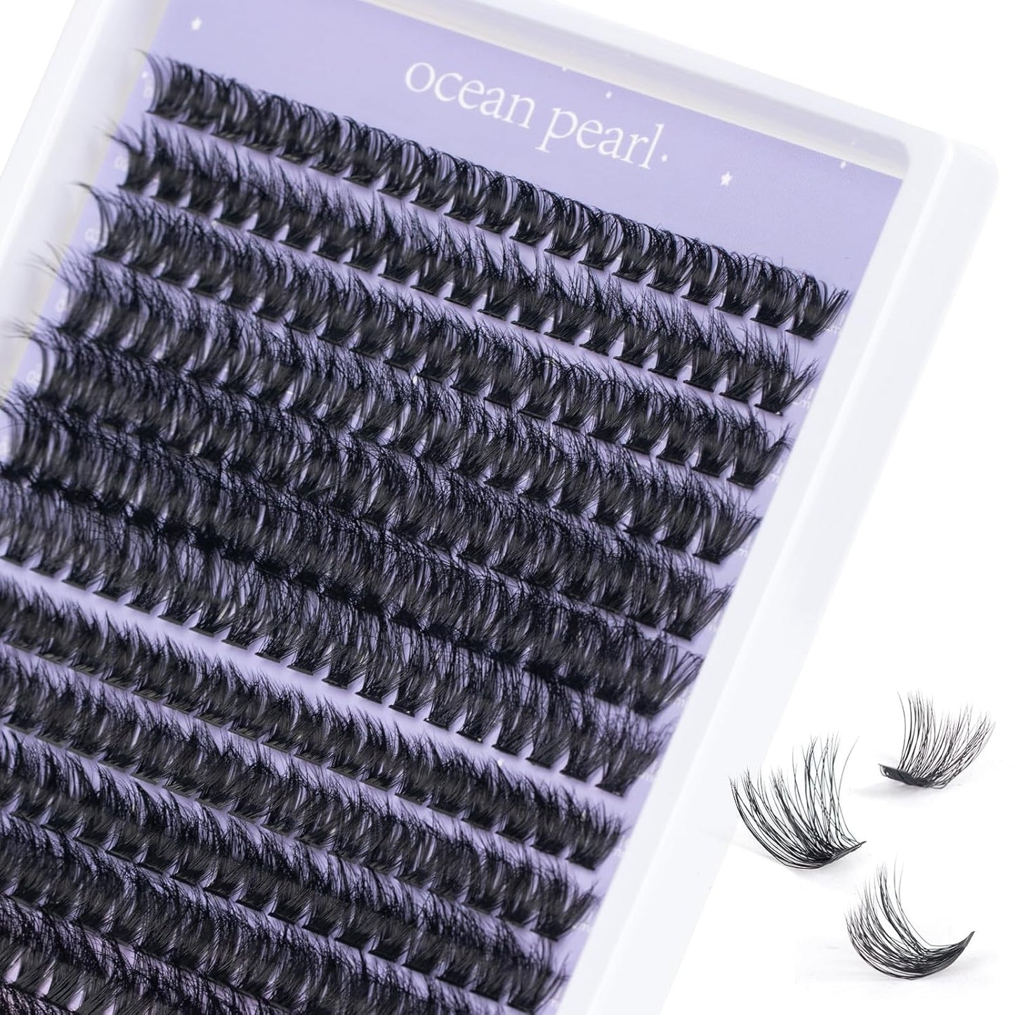 Lash Clusters Lash Extensions 280 Pcs Individual Lashes DIY Eyelash Extensions 10-16mm Length Mix Cluster Lashes Soft Natural for Makeup at Home - 60D+80D