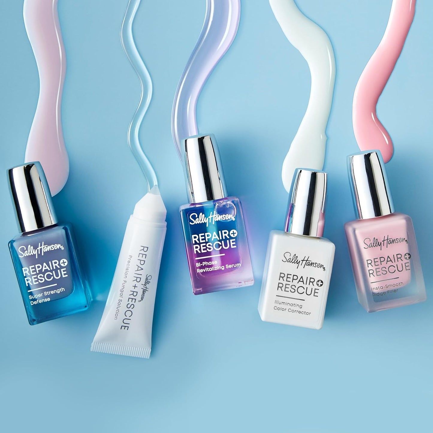 Sally Hansen® Repair + Rescue, Bi-Phase Revitalizing Serum, Hydrates Nails, Moisturizing, Contains Gylcerin