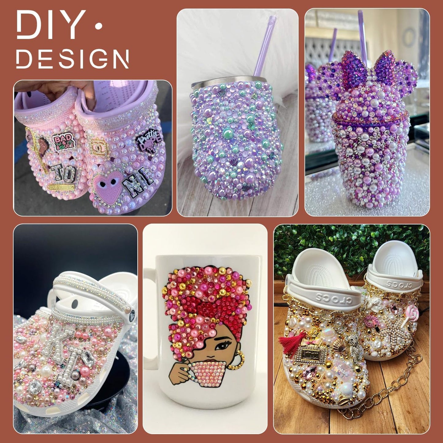 80g Flatback Pearls and Rhinestones for Crafting, Golden Black 3-10mm Resin Rhinestones and Half Pearls for Bedazzling, Nail Art and Dec with 3pcs 10ml B7000 Jewelry Glue, Tweezer and Pickup Pencil