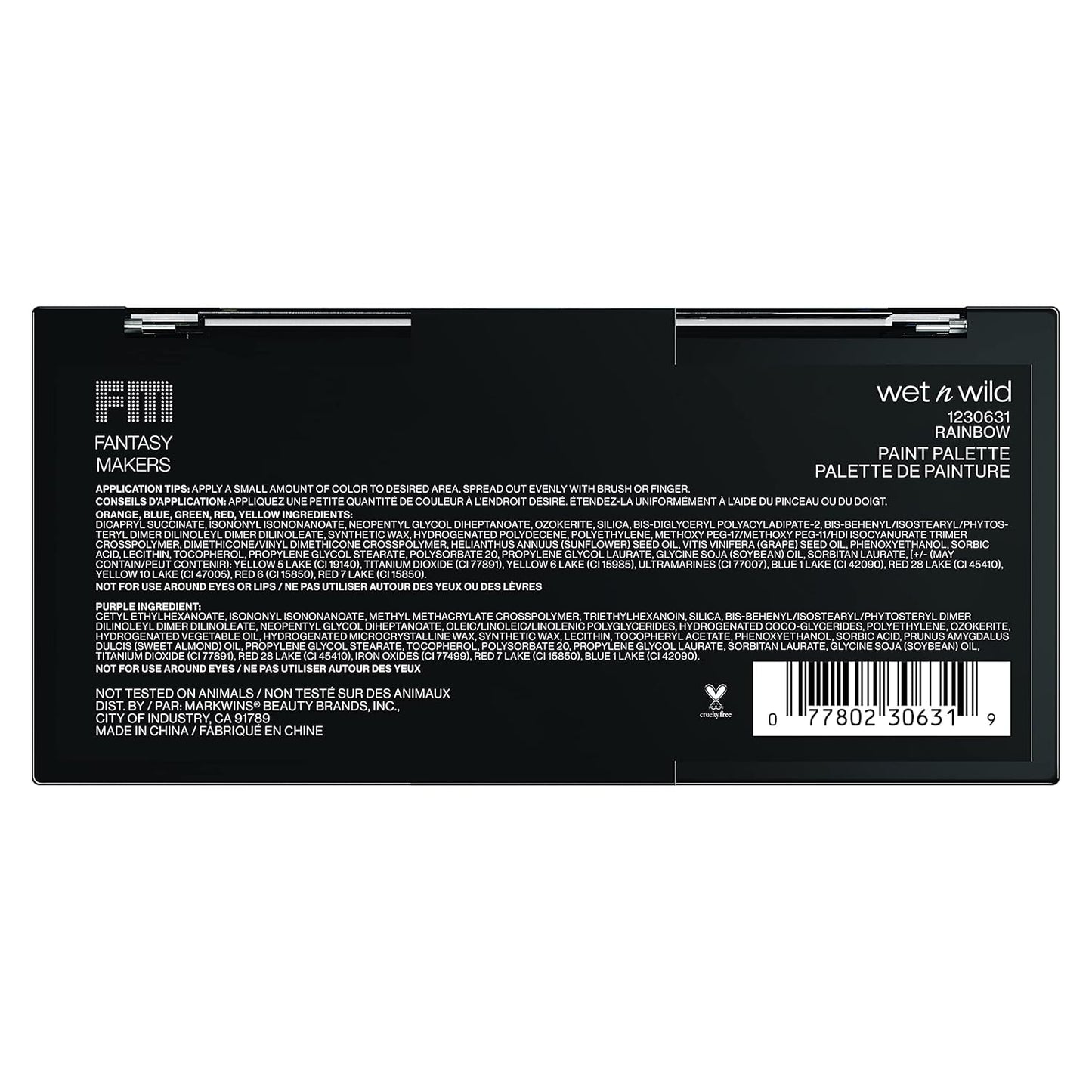 wet n wild Fantasy Makers Paint Palette Rainbow (Pack of 2)