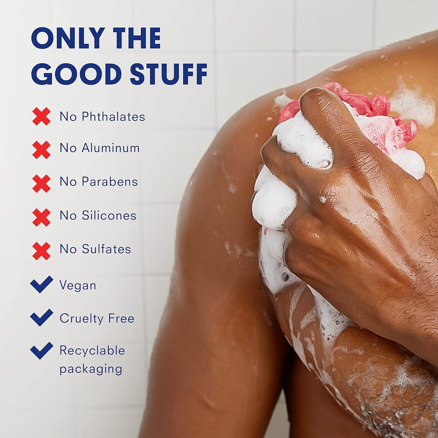 Huron Men’s Moisturizing Body Wash - Clean & Woody Scent of Sandalwood, Black Pepper, Cedarwood, & Amber - Made With Coconut Oil, Vitamin E & Witch Hazel - Vegan, Cruelty-Free - 12.2 fl oz (2 Pack)