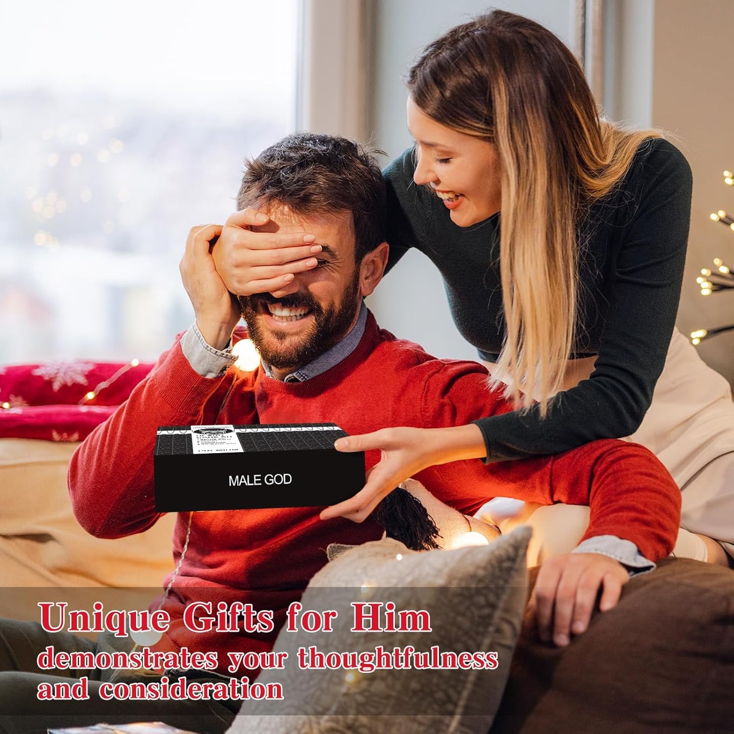 MALE GOD Beard Kit w/Natural Ingredients, Suitable for All Skin, Birthday Gifts | Anniversary | Christmas Gifts | Mens Stocking Stuffers | Gifts for Men, Him, Husband, Boyfriend, Dad, Friends