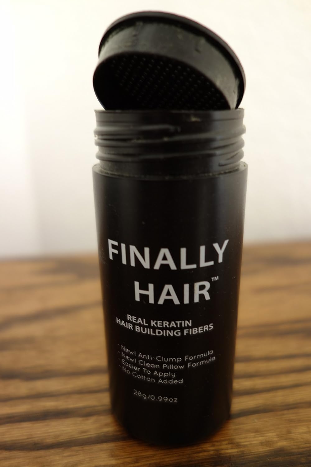 Hair Building Fibers 200 Grams 7 Oz. With Bottle By Finally Hair 50g*4 (Medium Salt & Pepper (dark brown & white special formula))