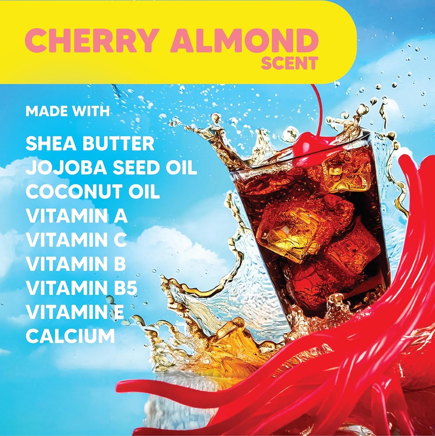 Onyx Professional Hard as Hoof Nail Strengthening Cream, Cherry Almond Scent - Made in USA, Nail Growth & Conditioning Cuticle Cream Stops Splits, Chips, Cracks & Strengthens Nails, 1 oz