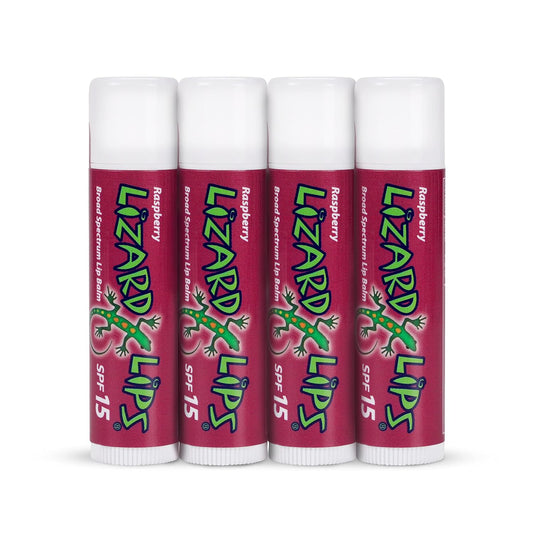 Lizard Lips SPF 15 Lip Balm (Raspberry)