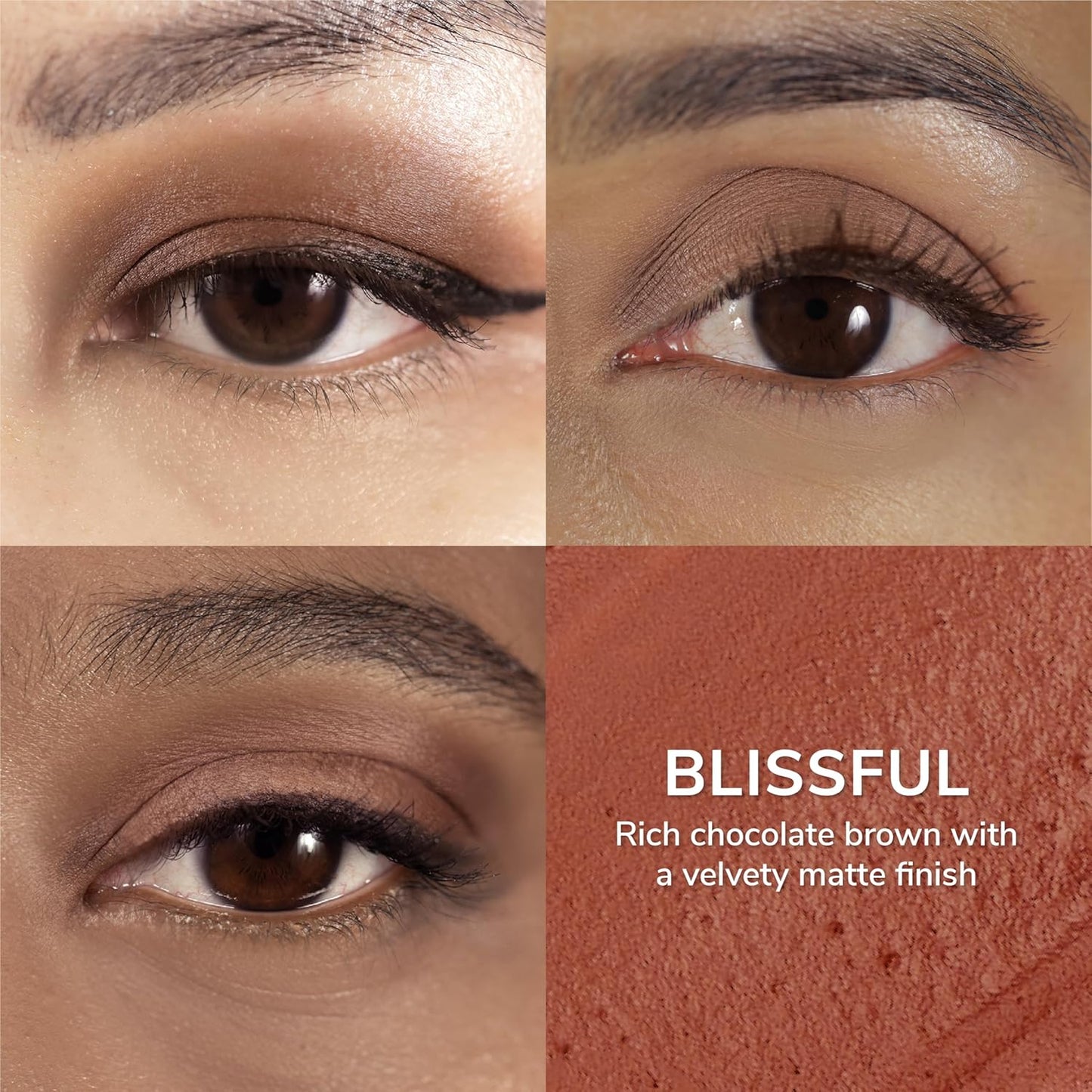 ShadowSense EyeShadow, Blissful, 0.14 Oz, Matte Cream to Powder Eyeshadow, Long-Lasting, Anti-Aging, Waterproof, Smudge-Proof Formula for Flawless All-Day Wear