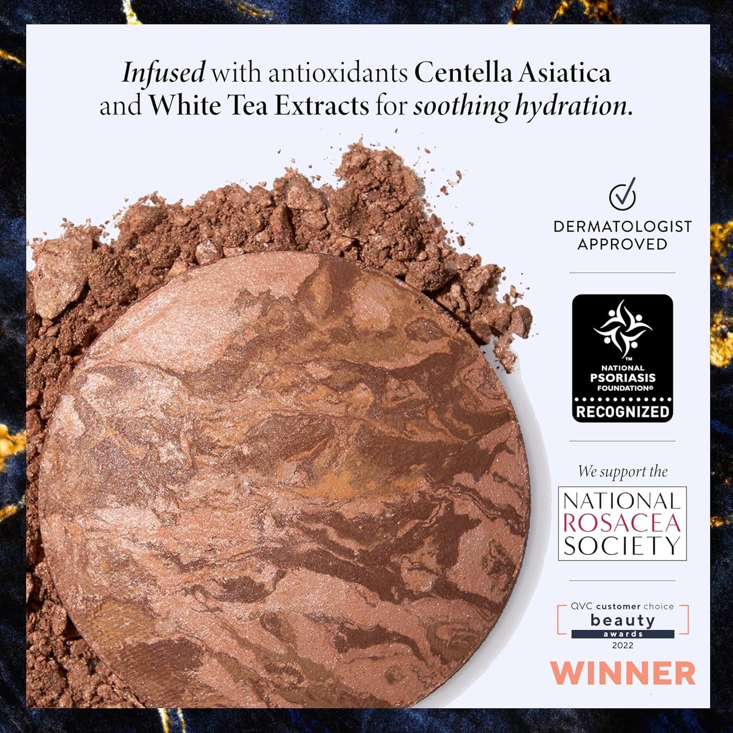 LAURA GELLER NEW YORK Baked Balance-n-Brighten Foundation with Kabuki Brush Makeup Set, Porcelain